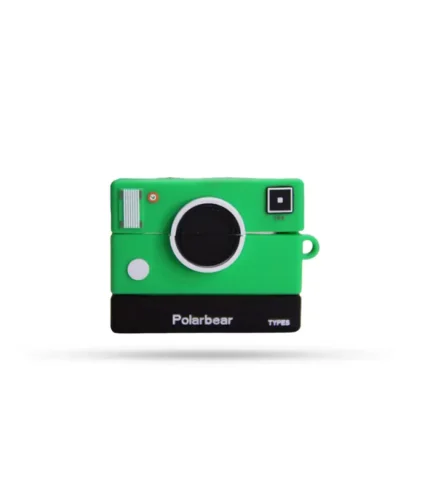 Retro Camera Silicone Earbuds Case